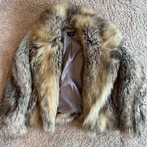 Bebe Faux Cropped Coat